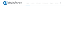 Tablet Screenshot of dataforce.ch